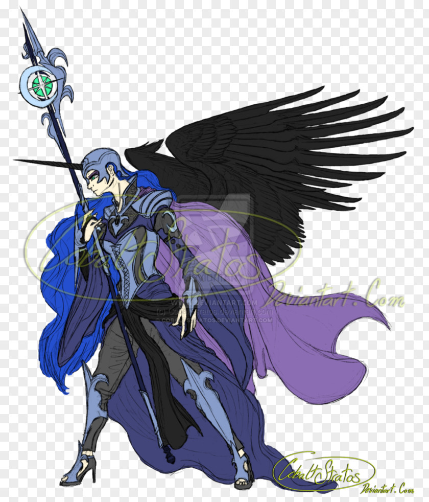 Blue Unicorn Princess Luna Moon Human Body Nightmare PNG