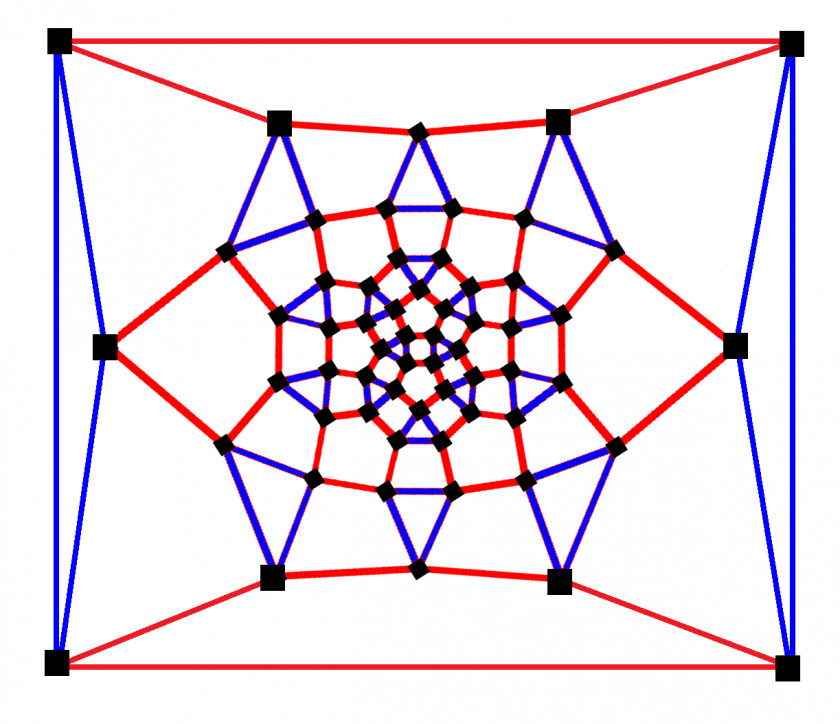 Cans Layered Graph Rhombicosidodecahedron Archimedean Solid Of A Function Schlegel Diagram Regular Polygon PNG