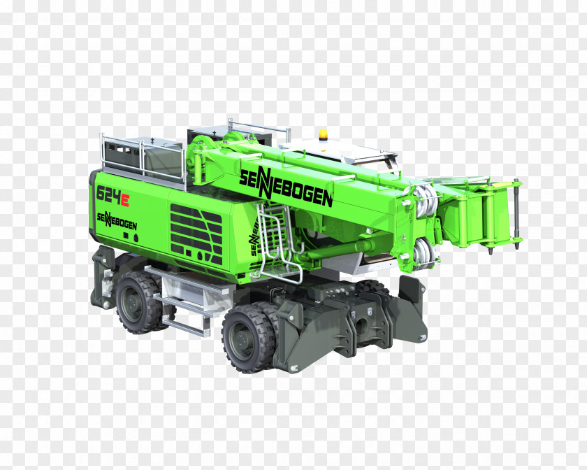 Crane Sennebogen Architectural Engineering Excavator Machine PNG