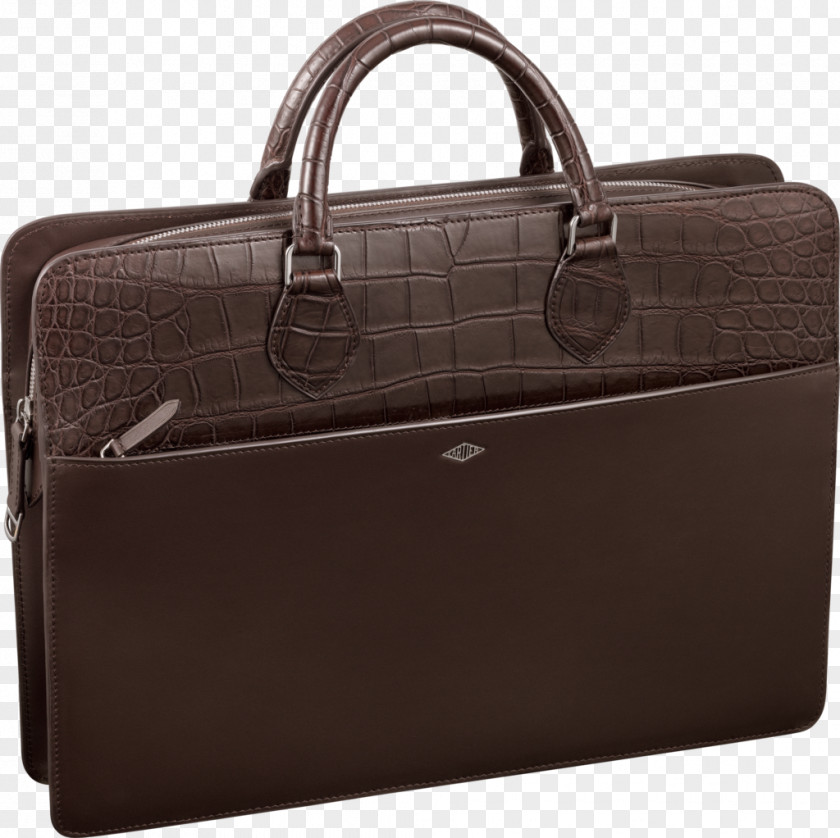 Crocodile Skin Briefcase Handbag Leather Document PNG