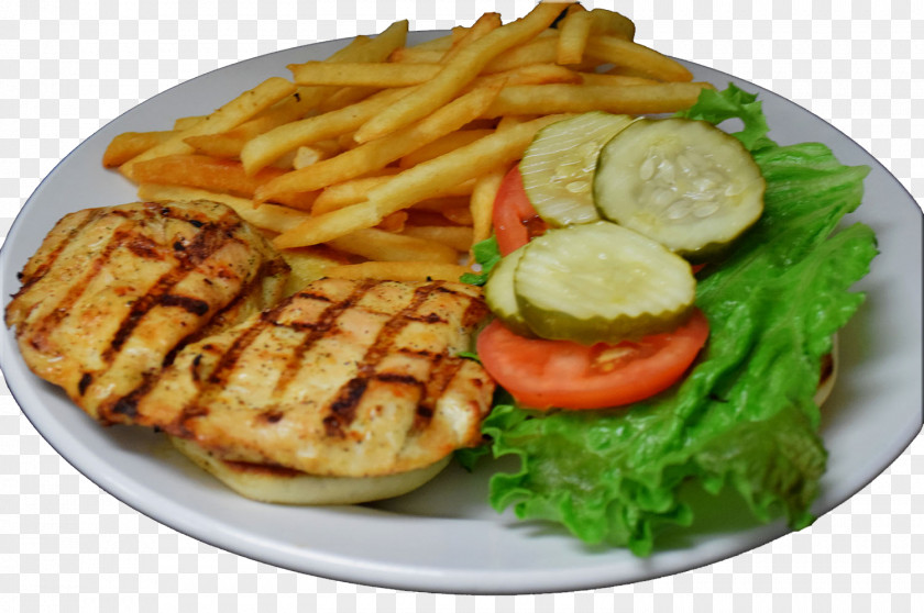 French Fries Full Breakfast Barbecue Chicken Vegetarian Cuisine Sandwich PNG
