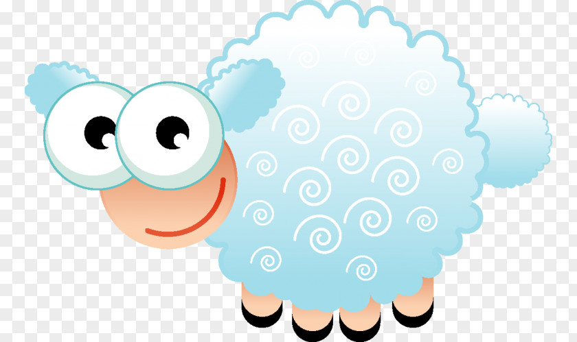 Sheep Animated Vector Easter Illustration Cartoon Image Drawing PNG