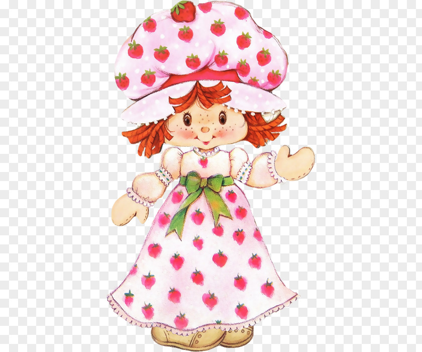 Doll Strawberry Shortcake Paper PNG