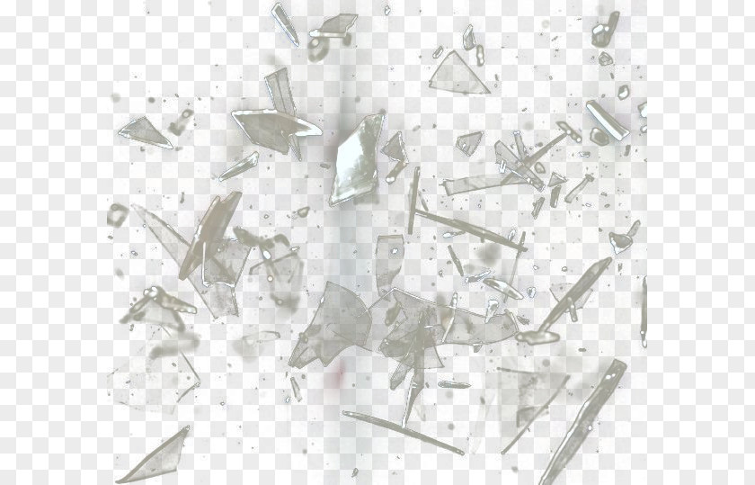 Glass Shards Paper Watermark PNG
