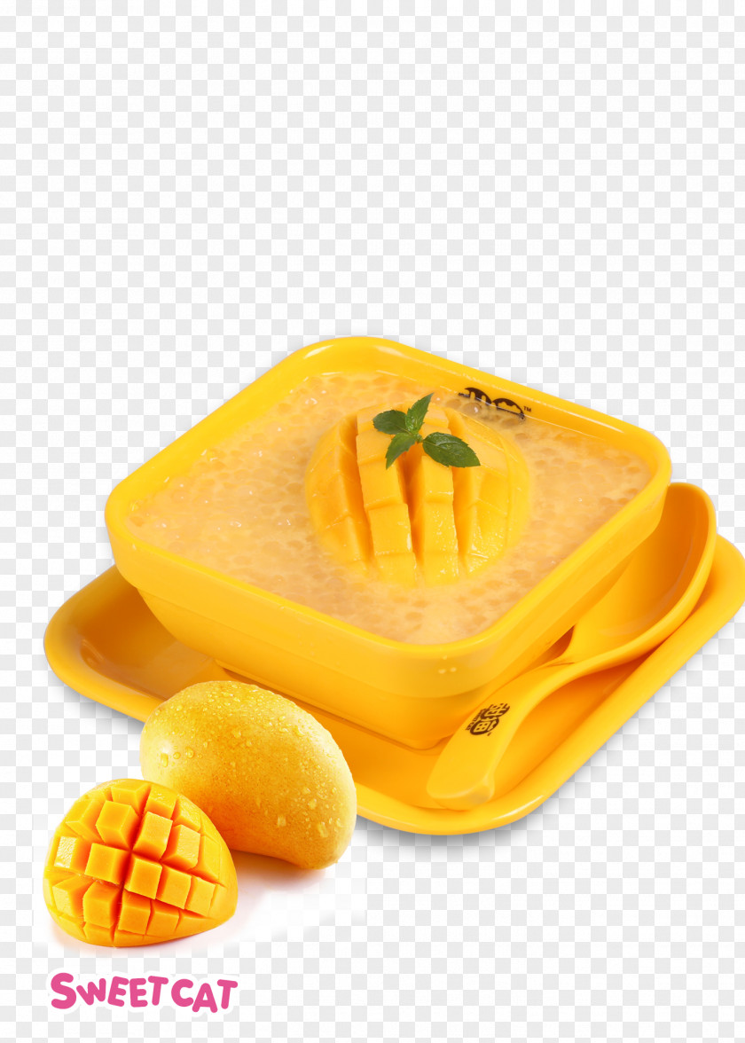 Golden Mango Sago Soup Food PNG