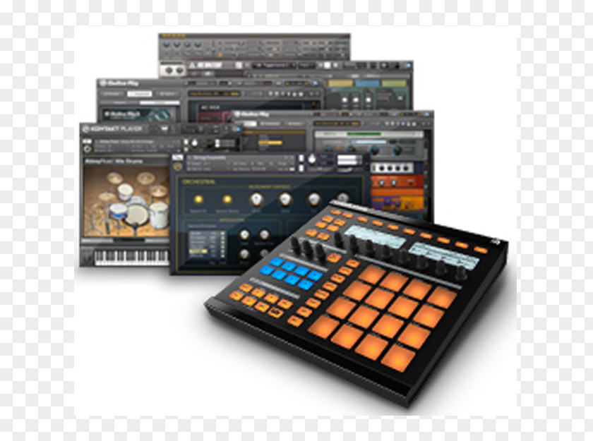 Musical Instruments Native Maschine Mikro MK2 MIDI Controllers PNG