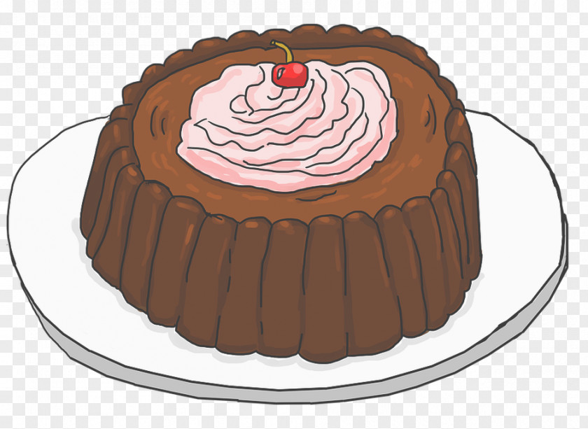 Chocolate Cake Cordial Dessert PNG