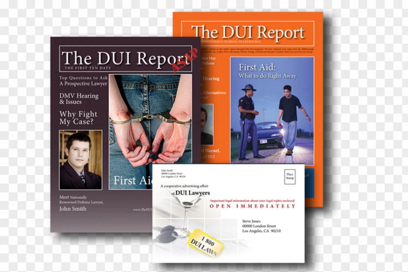 Direct Mail Poster Public Relations Driving Under The Influence Book Law Enforcement PNG