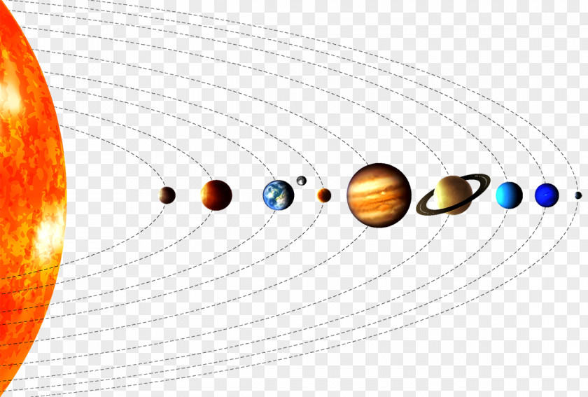 Nine Planets Planet Solar System Venus Mercury PNG