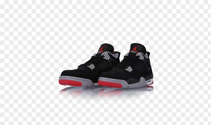 All Jordan Shoes 123 Sports Air 4 Retro Black // Cement Grey 308497 089 Basketball Shoe PNG