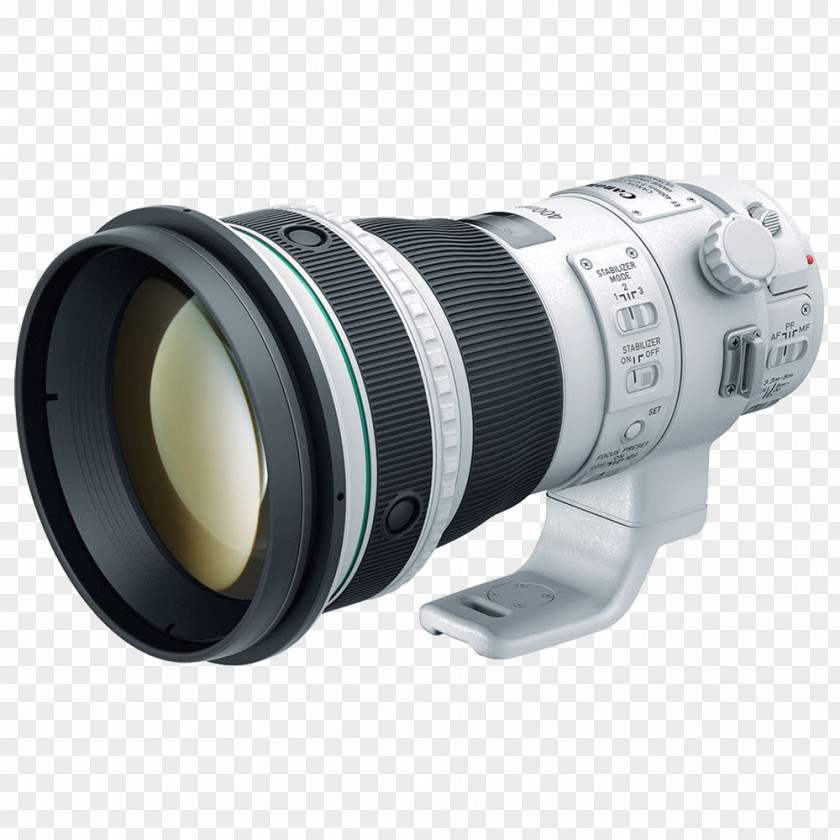 Camera Lens Canon EF Mount 400mm Ultrasonic Motor Image Stabilization Telephoto PNG