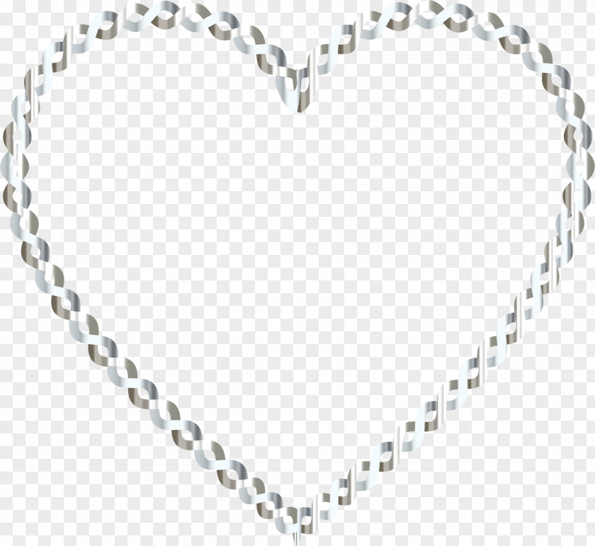 Chain Heart Cliparts Black And White Clip Art PNG