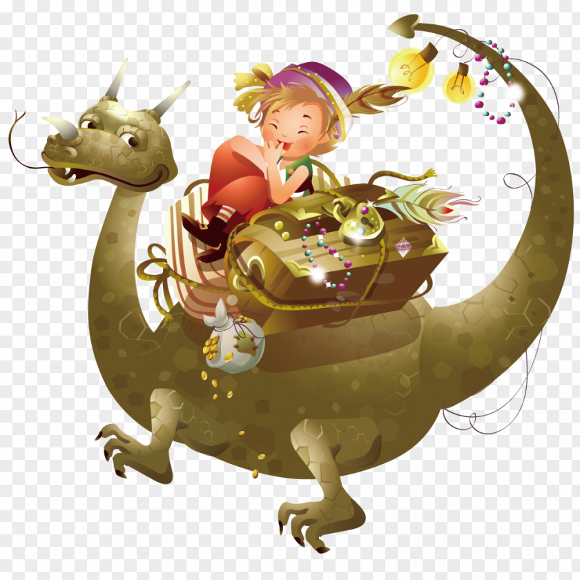 Dinosaur Carrying Children Photography Landscape Drawing Illustration PNG