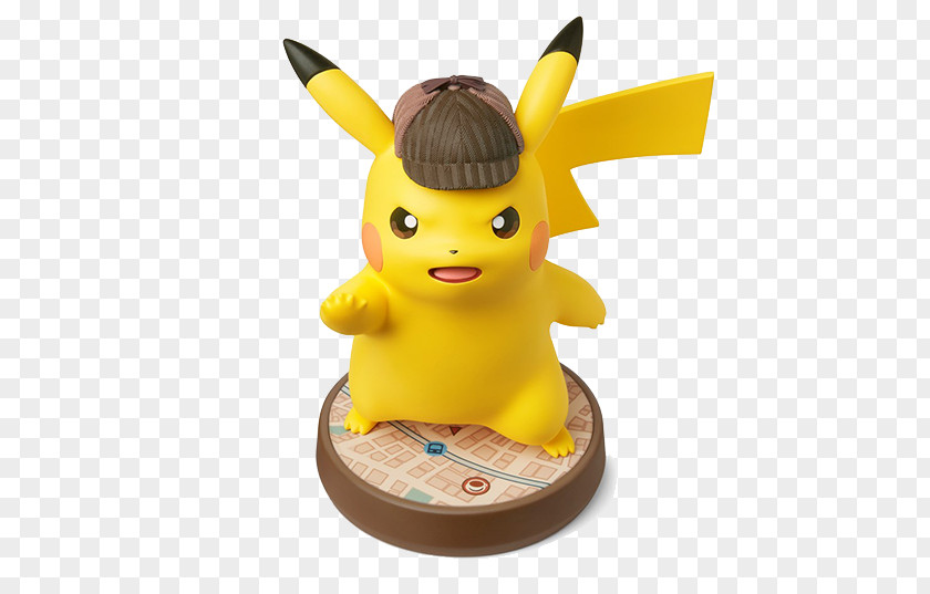Pikachu Detective Super Smash Bros. For Nintendo 3DS And Wii U Amiibo Video Game PNG