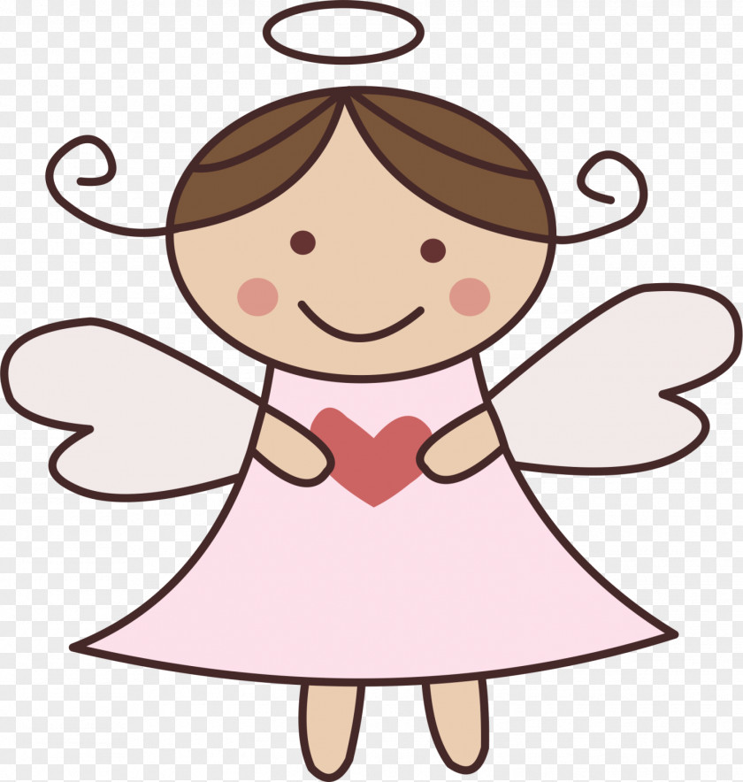 Baby Angel Baptism Caricature Drawing First Communion PNG