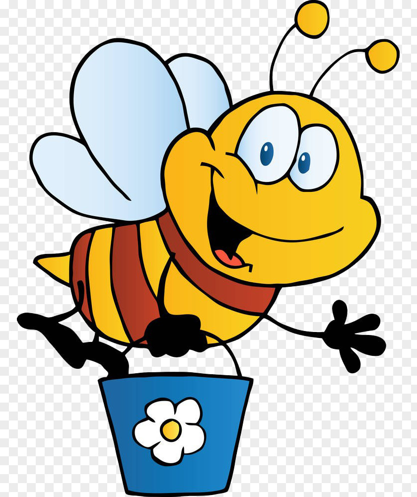 Bee Pail Honey Clip Art PNG