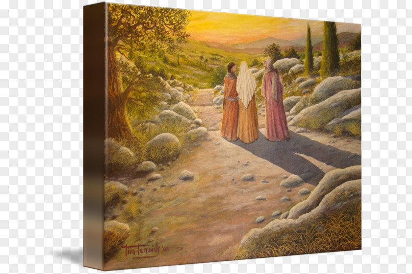 Decorative Elements Of Urban Roads Road To Emmaus Appearance Calvary Bible Luke 24 PNG