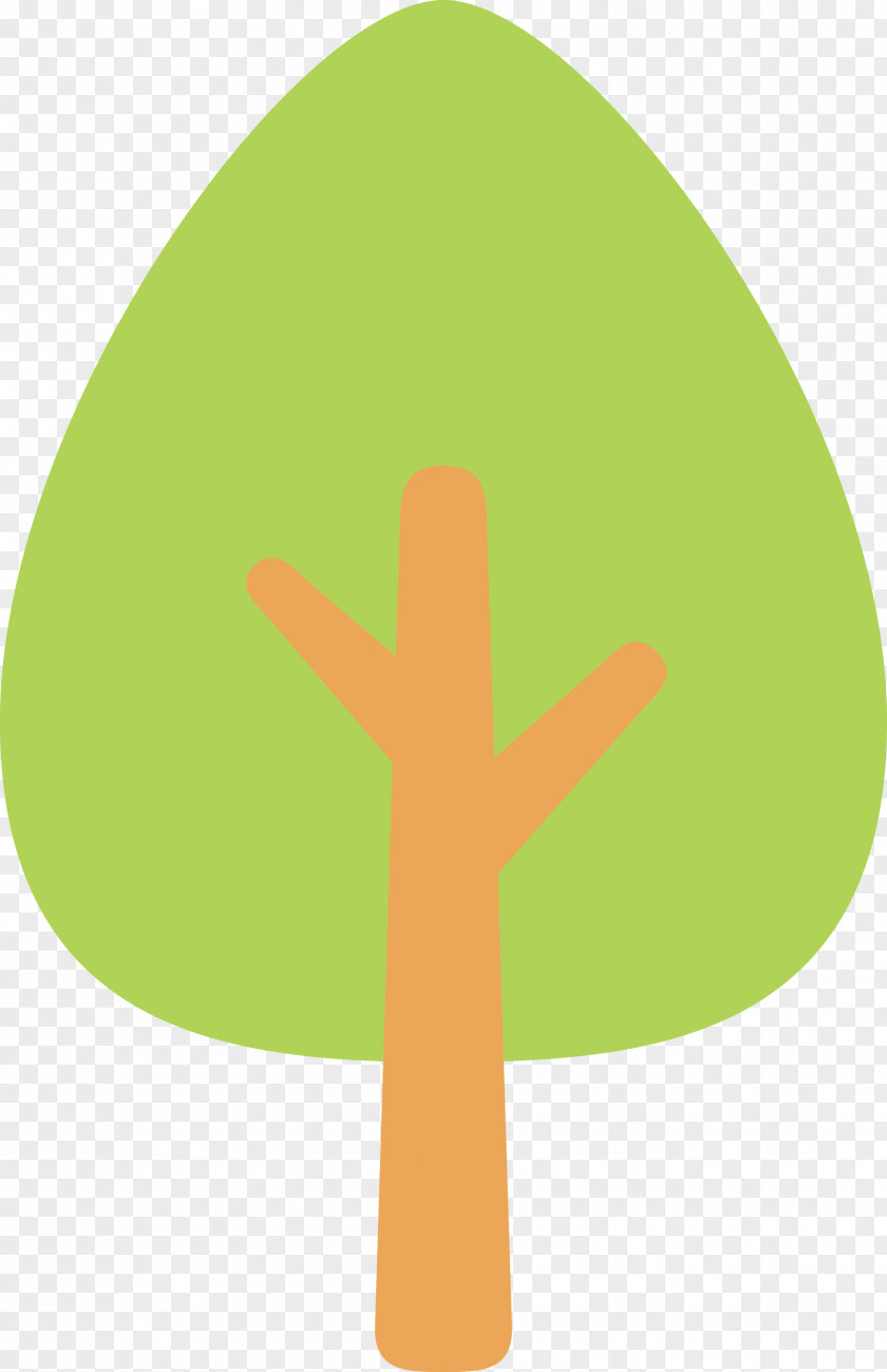 Green Leaf Symbol Plant PNG