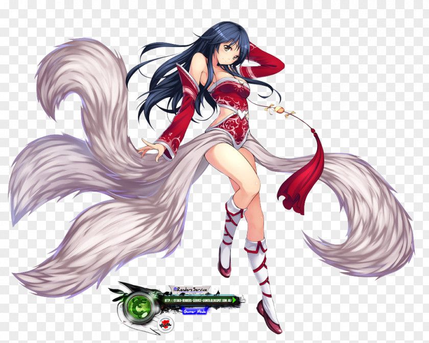 League Of Legends Nine-tailed Fox Gumiho Huli Jing Ahri PNG