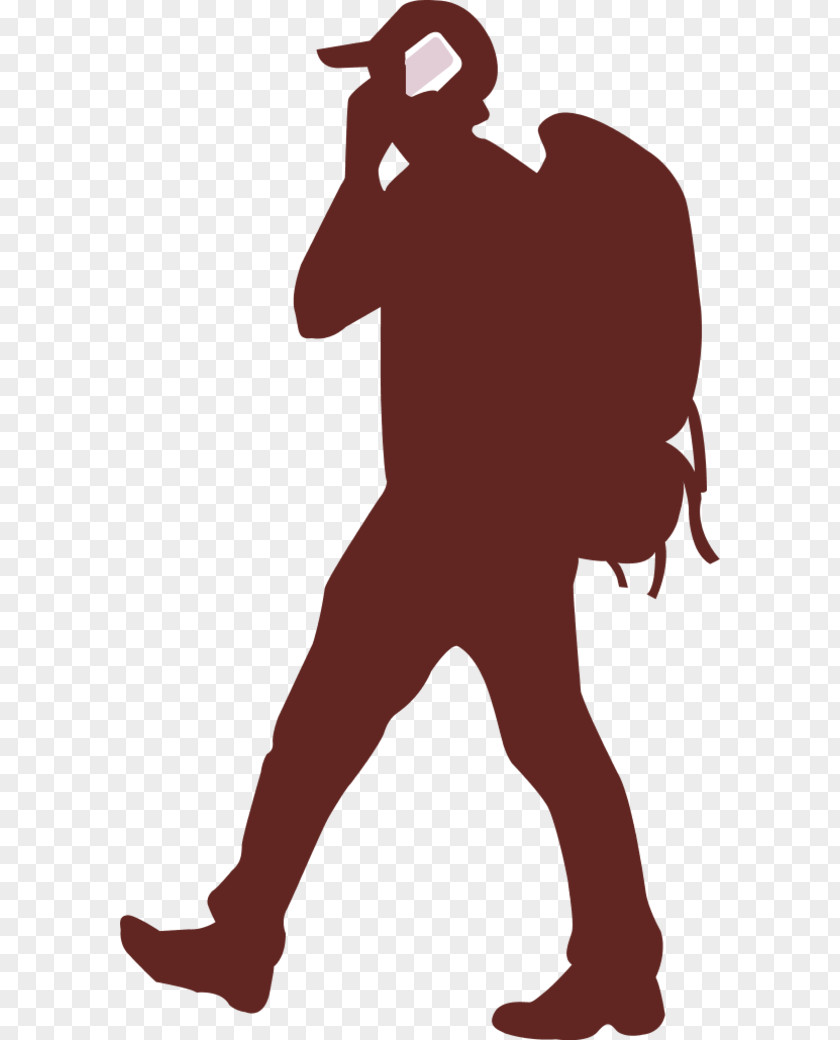 Walking Icon Backpacking Silhouette Hiking Clip Art PNG