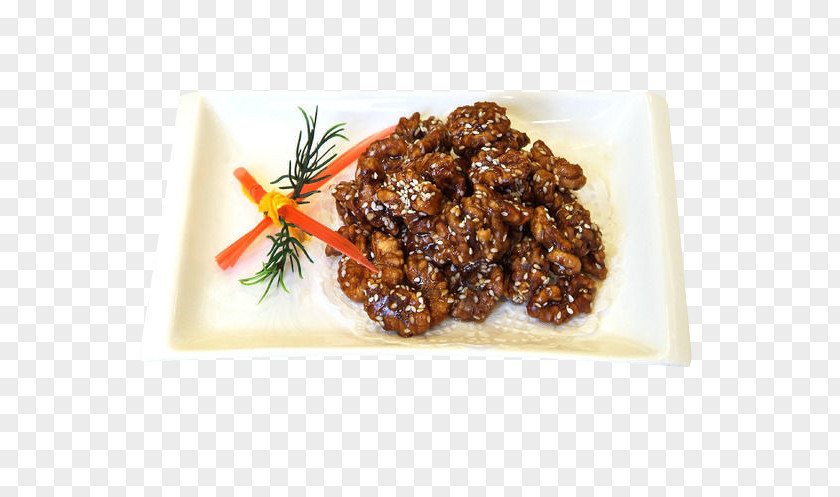 Amber Walnut Vegetarian Cuisine Meatball Food PNG