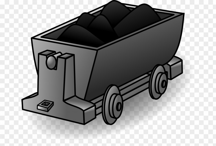 Coal Mining Rail Transport Clip Art PNG