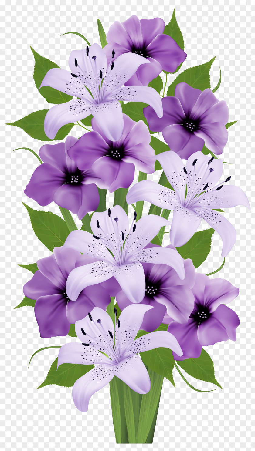 Exotic Flowers Bouquet Clipart Image Flower Purple Wedding Invitation PNG