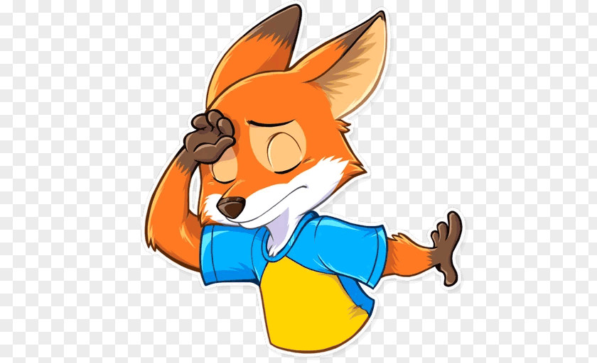 Fox What Does The Say Telegram Sticker Ferdinand Dog Clip Art PNG