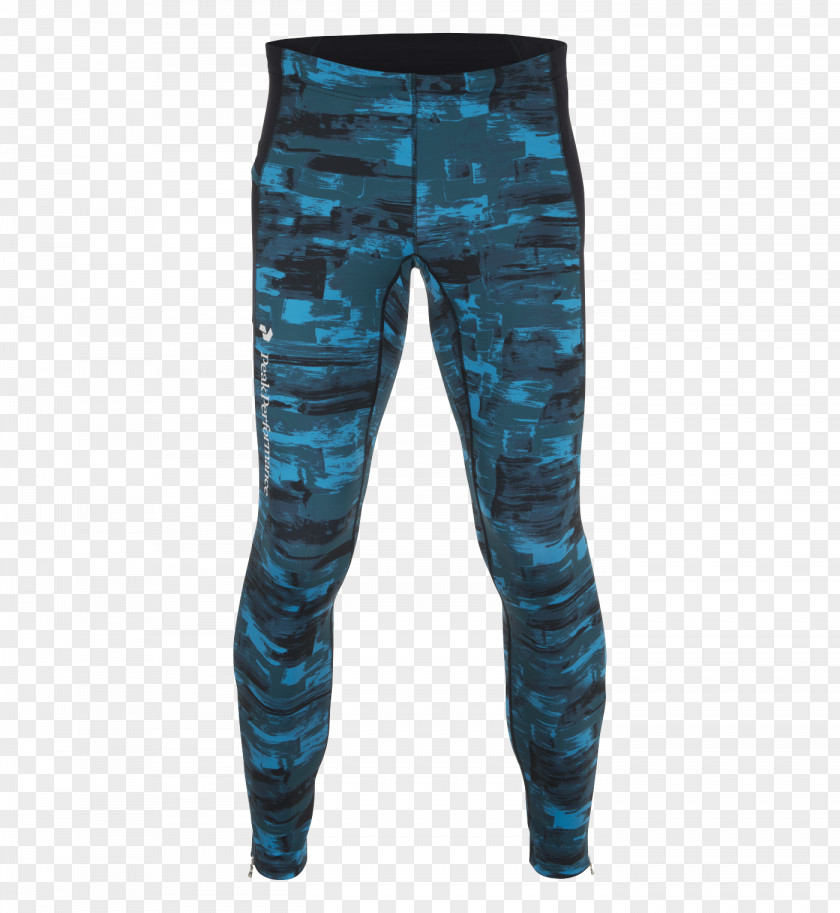 Jeans Leggings Waist Turquoise PNG