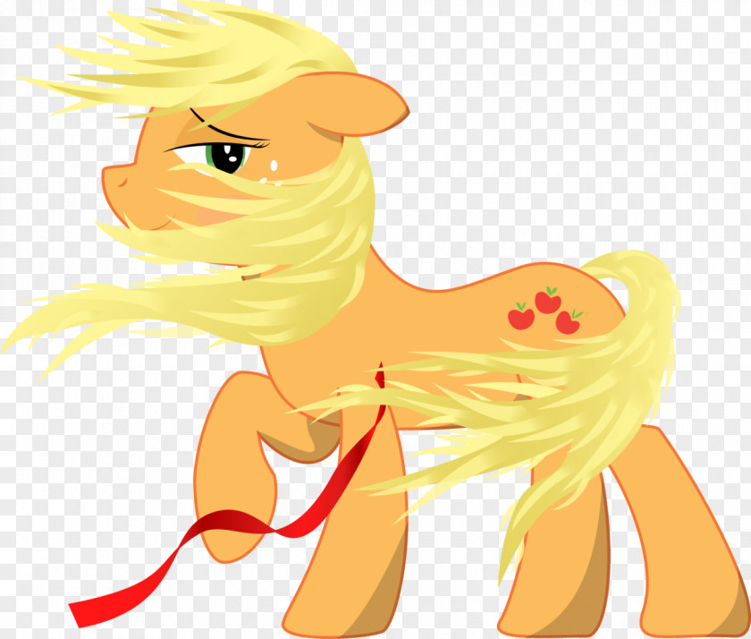 Applejack Ribbon Clip Art Pony Illustration Image Cartoon PNG