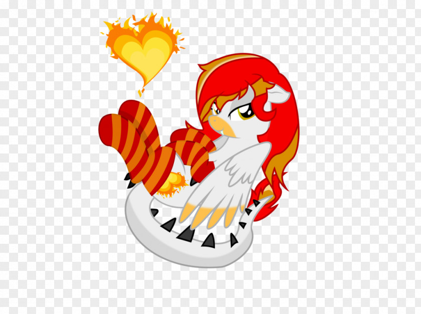 Gentle Rooster Character Heart Clip Art PNG