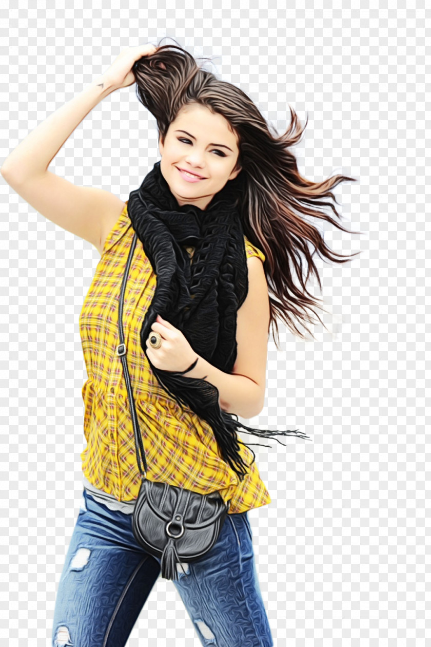 Scarf Style Jeans Background PNG