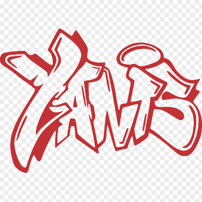 Graffiti Logo Sticker Graphic Design PNG