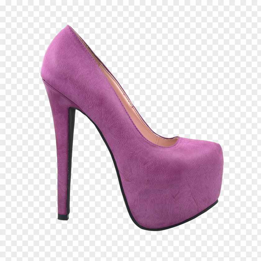 Pink High Heels Heel Shoe Purple PNG