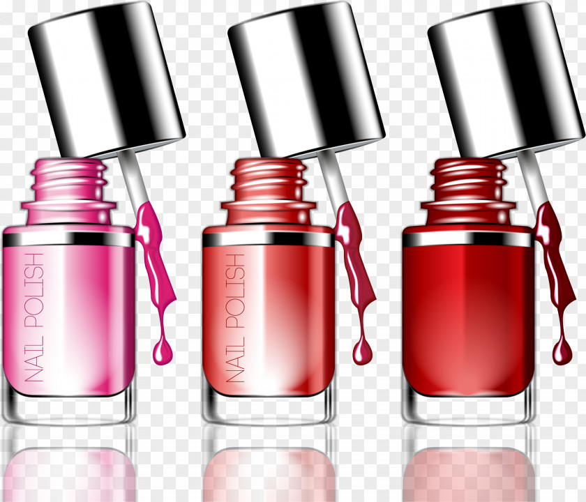 Color Nail Polish Salon PNG