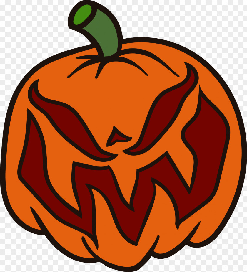 Halloween Horror Pumpkin Head Jack-o-lantern Calabaza Clip Art PNG
