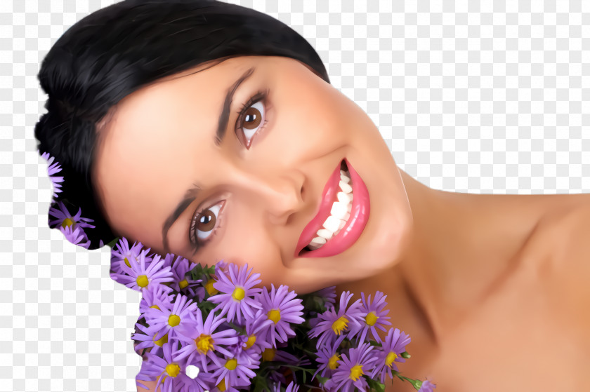 Lip Smile Lavender PNG