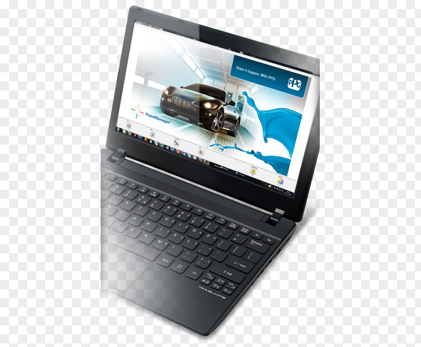 Paint Spot Netbook Laptop Computer Hardware HBC System Smarttool Production Acer TravelMate PNG