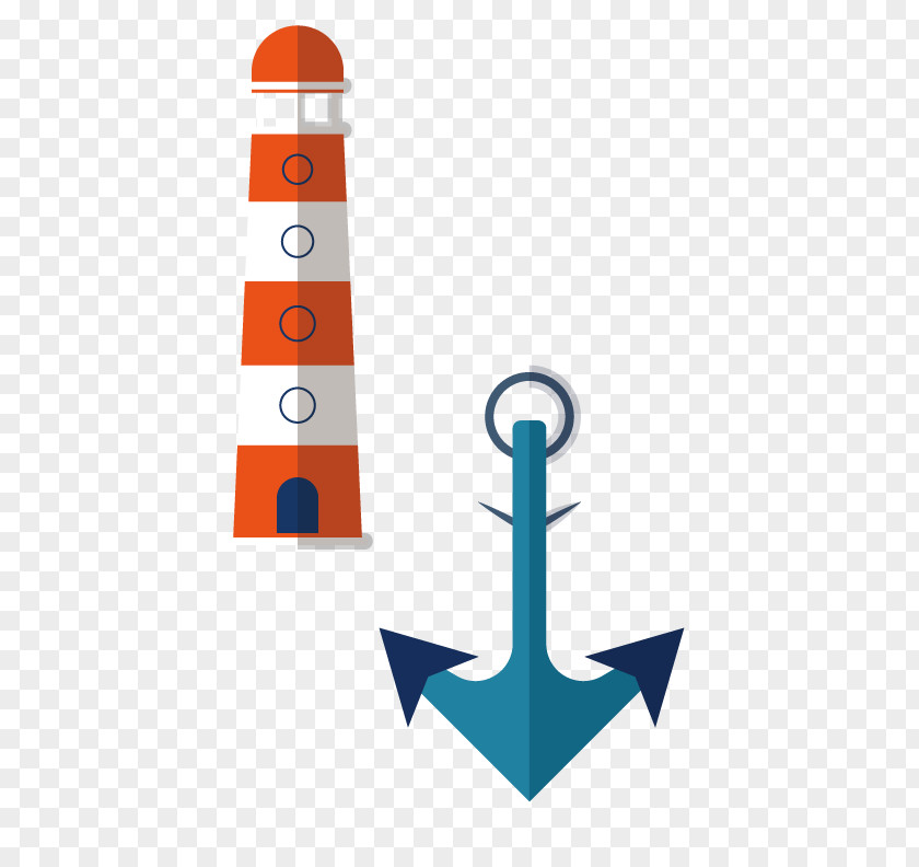 Vector Elements And Associated Sea Flat Design PNG