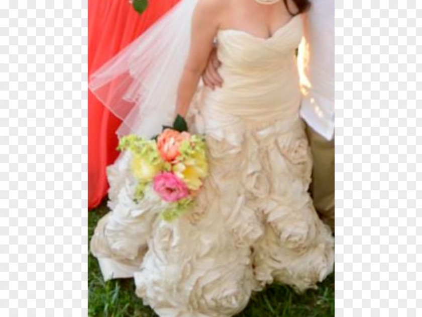 Wedding Dress Floral Design Cut Flowers Bride PNG