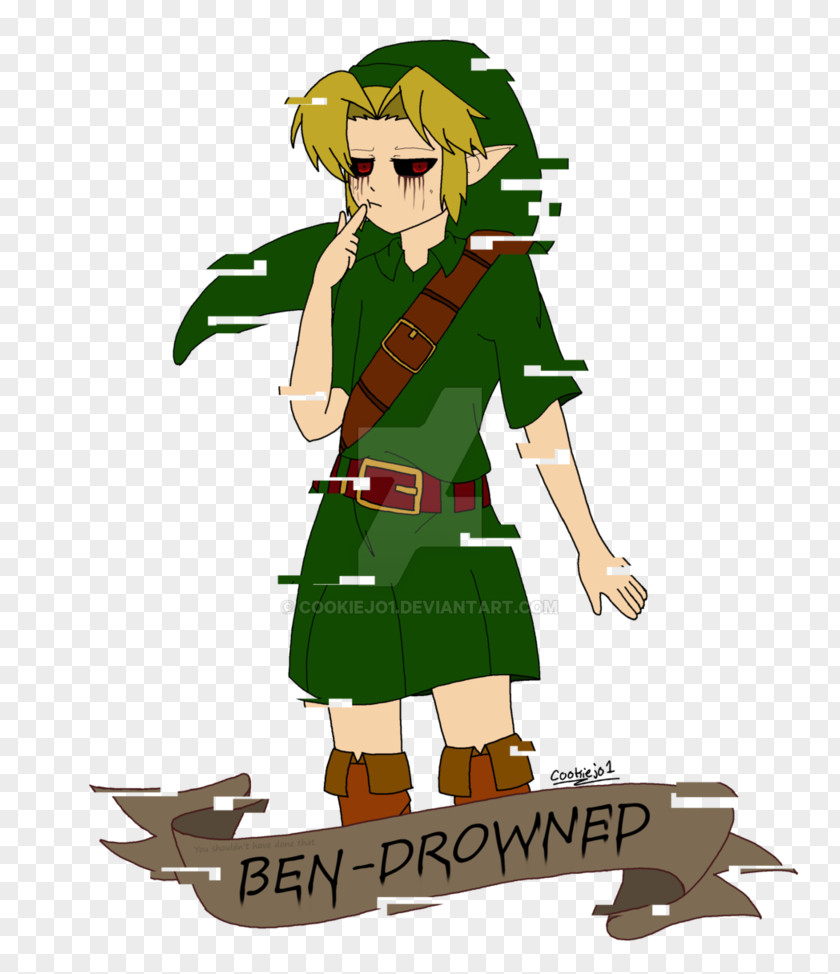 Ben Drowned Costume Design Legendary Creature Clip Art PNG