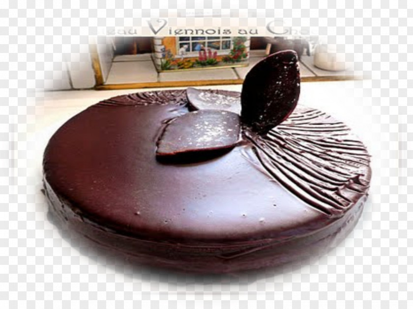 Chocolate Cake Flourless Sachertorte Ganache Truffle PNG