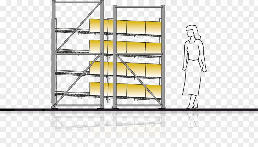 Design Shelf Scaffolding Diagram PNG