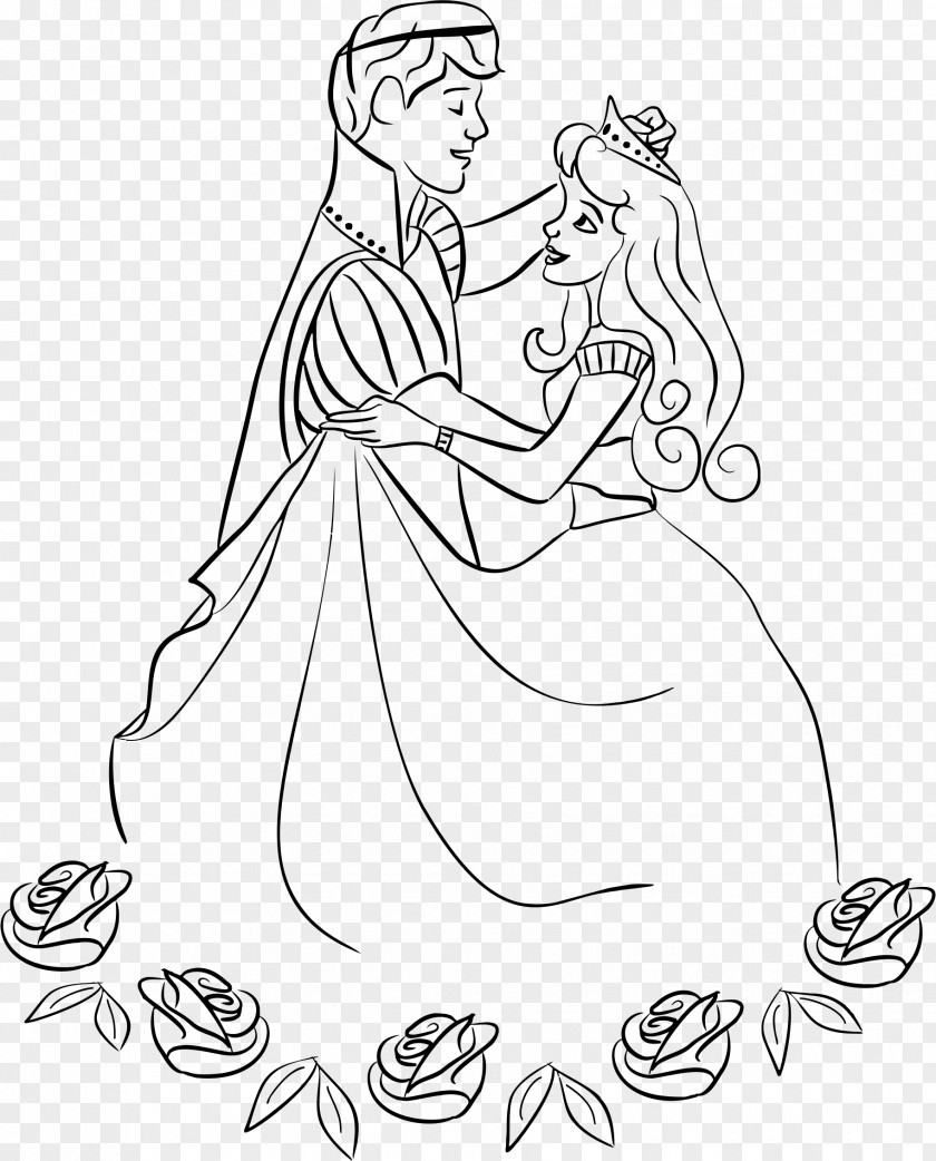 Prince Clipart Princess Line Art Clip PNG