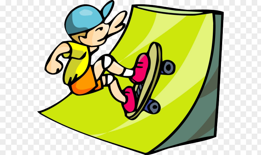 Skateboarding Boys Cartoon Sport Clip Art PNG