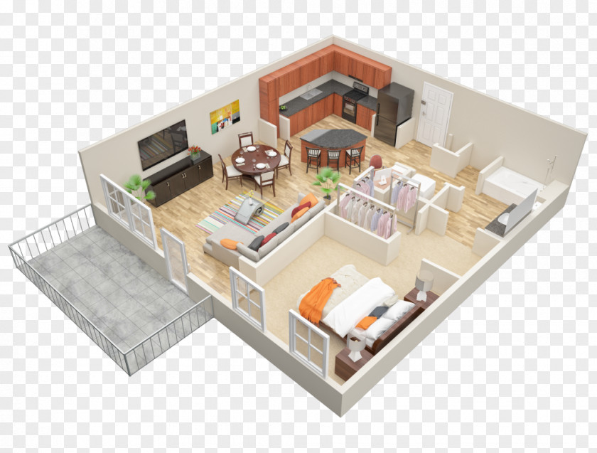 Apartment Floor Plan House Square Foot PNG