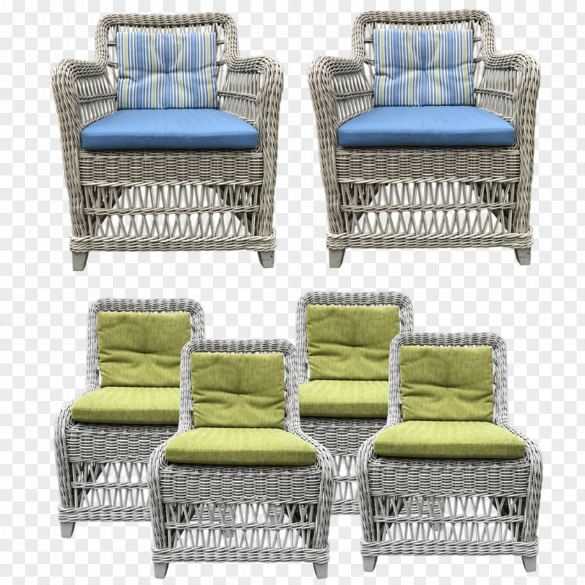 Chair Loveseat Wicker PNG