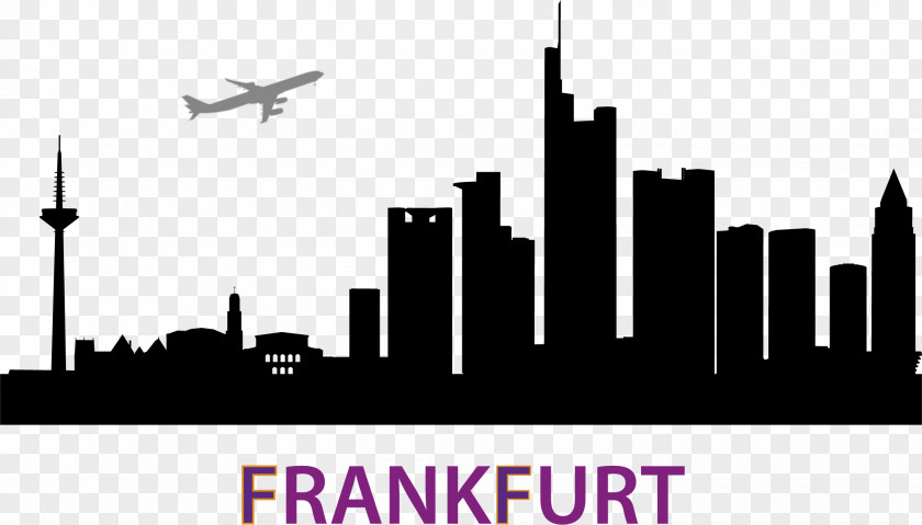 City Silhouette Frankfurt Skyline Drawing Royalty-free PNG