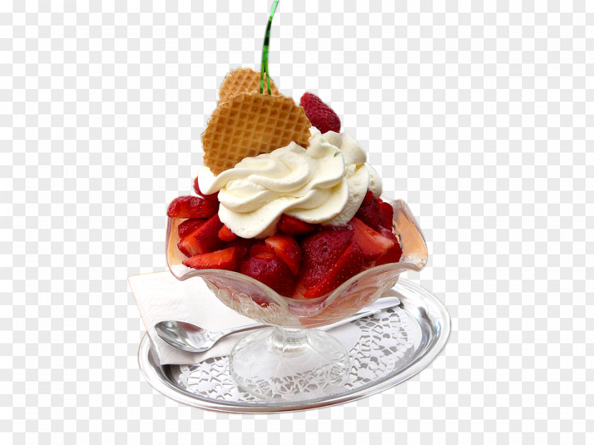 Ice Cream Sundae Cones Frozen Yogurt Knickerbocker Glory PNG