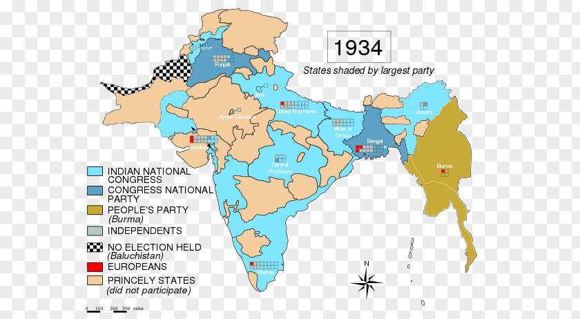 India Indian General Election, 2014 British Raj 1934 2004 PNG